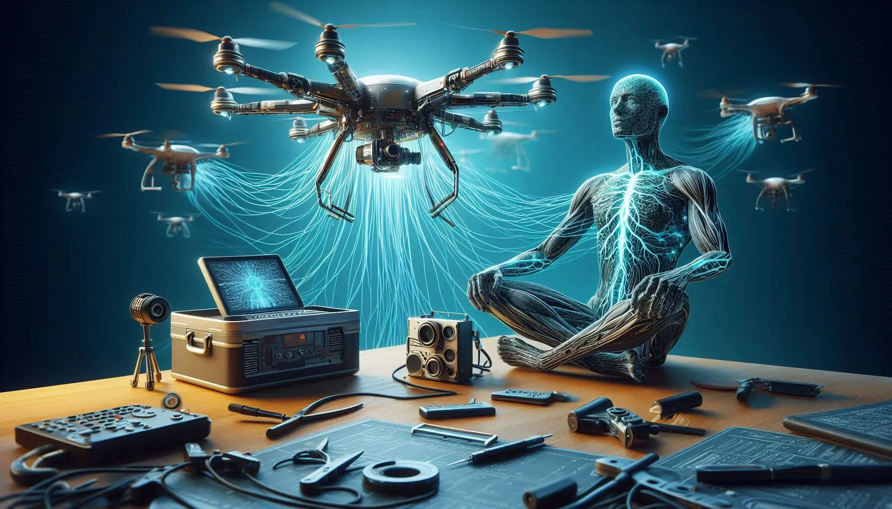 No momento, você está visualizando CIENTISTAS TESTAM DRONE COM “SISTEMA NERVOSO” AUTÔNOMO